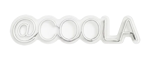 @COOLA neon sign